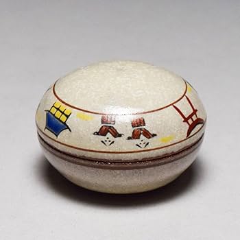 べべ　茶道具　赤膚焼　大塩正人作　茶入　仕覆付　共箱　V　8220 Yahoo!オークション -「赤膚焼 大塩正人」の落札相場・落札価格